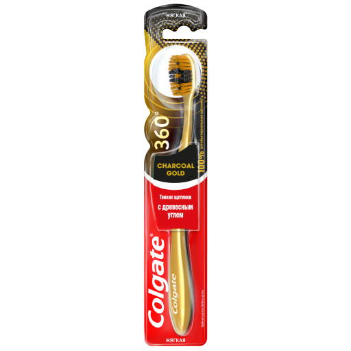Colgate® 360°® Золотая С Древесным Углем