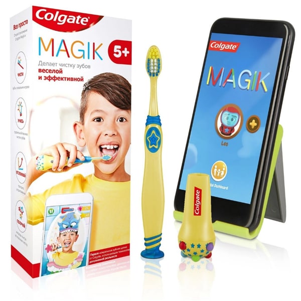 Мануальная зубная щетка Colgate® Magik для детей 5+