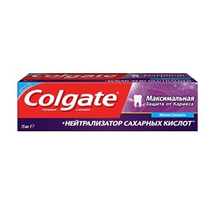 Colgate® Максимальная Защита От Кариеса + Нейтрализатор Сахарных Кислот