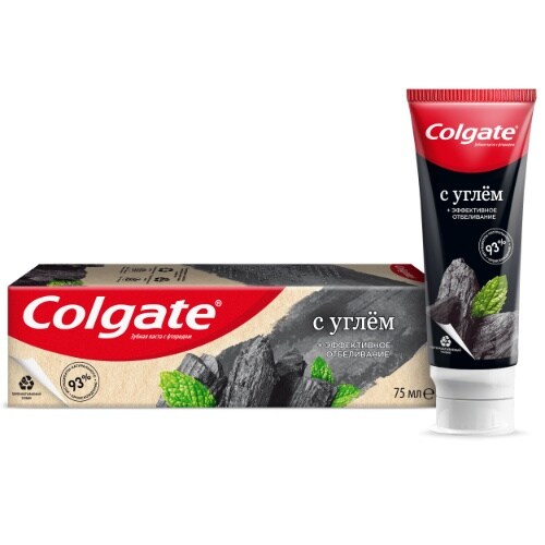 Colgate Naturals Эффективное отбеливание с Углем