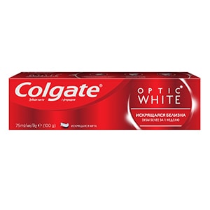 Colgate® Optic White "искрящаяся Белизна" - Зубная Паста С Отбеливающим Эффектом