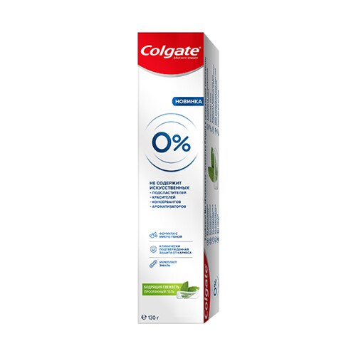 Colgate® 0% Бодрящая Свежесть
