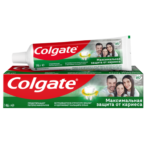 Colgate® Зубная паста Максимальная защита от кариеса Двойная Мята