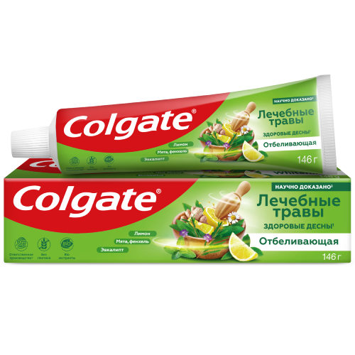 Colgate® Зубная паста Лечебные Травы Отбеливающая