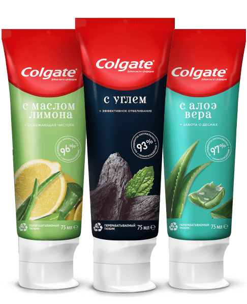 Colgate с натуральными ингредиентами Colgate с натуральными ингредиентами