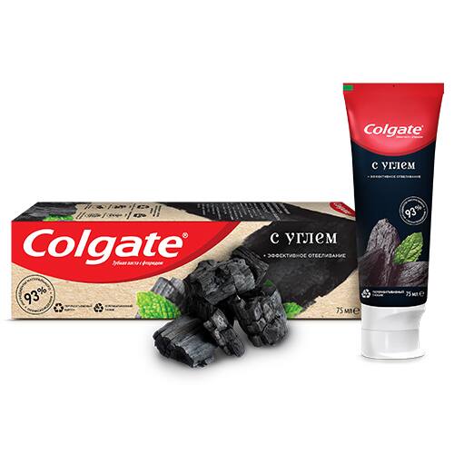 Colgate Naturals Эффективное отбеливание с Углем