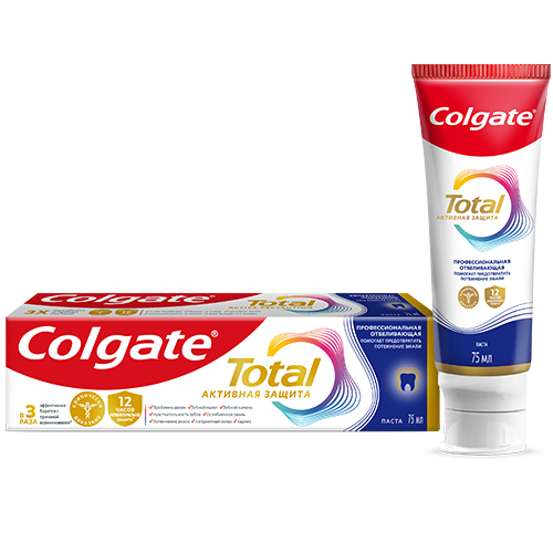 Colgate® Total® 12 Профессиональная Отбеливающая
