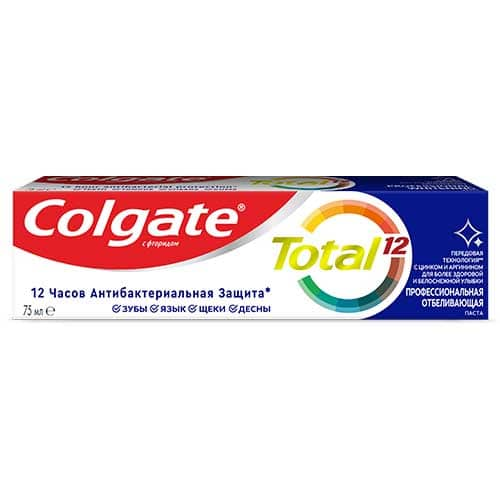 Colgate® Total® 12 Профессиональная Отбеливающая